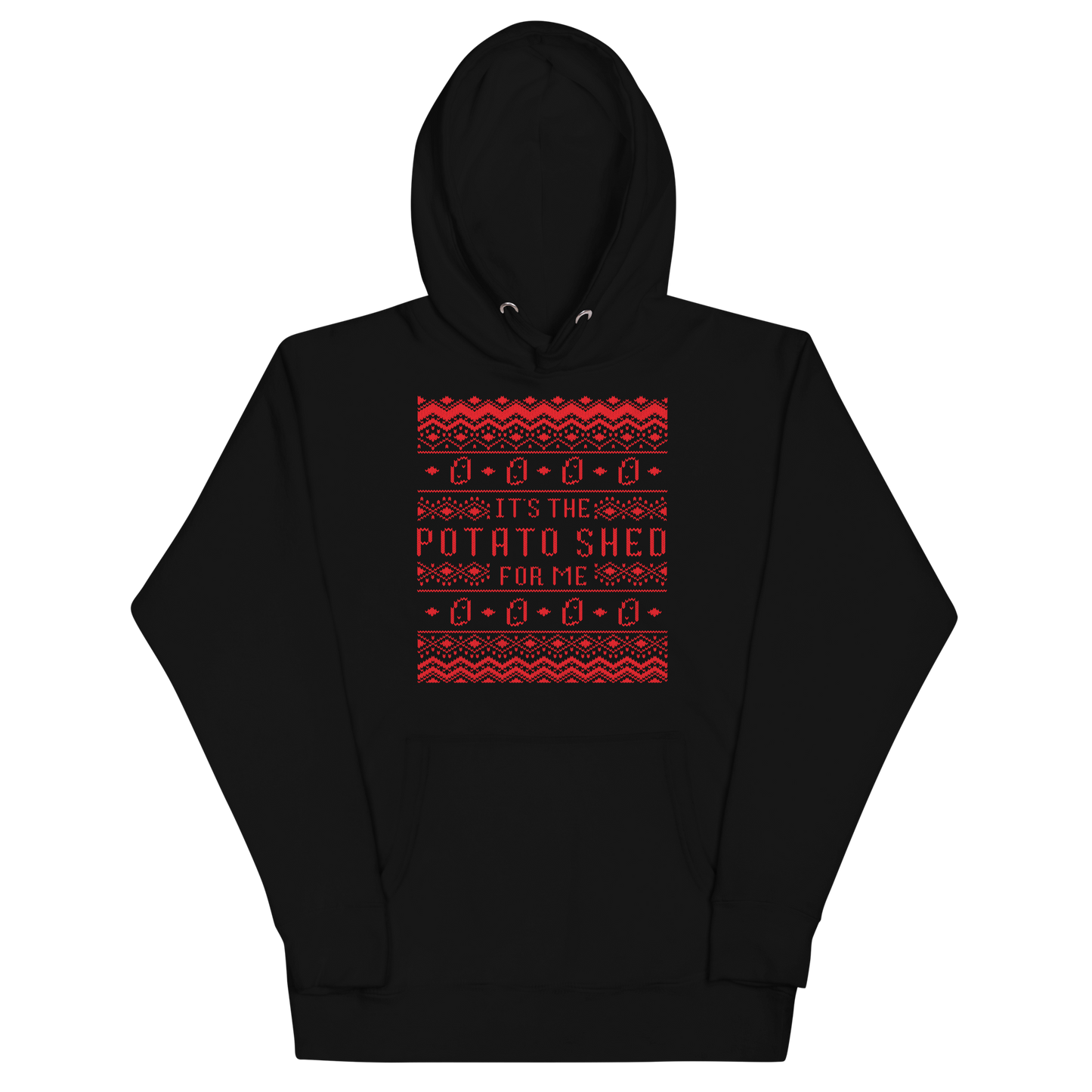 It's The Potato Shed For Me Red Unisex Hoodie